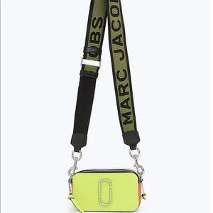 Marc Jacobs Neon Yellow Snapshot Bag